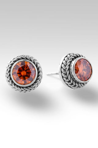 Signature Studs Earrings™ in Bali Sunrise™ Mystic Moissanite - Presale - only found at SARDA™