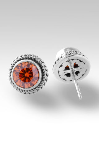 Signature Studs Earrings™ in Bali Sunrise™ Mystic Moissanite - Presale - only found at SARDA™