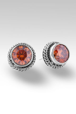 Signature Studs Earrings™ in Bali Sunrise™ Mystic Moissanite - Presale - only found at SARDA™