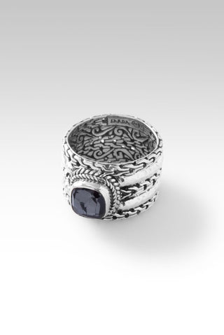 Soul's Journey Ring™ in Odyssey Black Knight™ Mystic Quartz - Dinner - only found at SARDA™