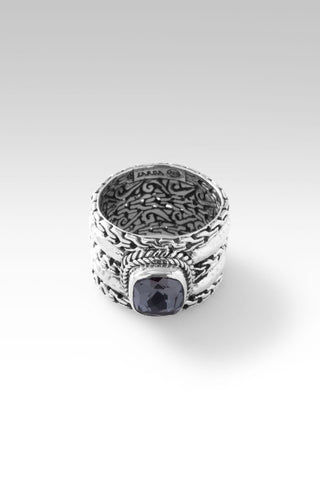 Soul's Journey Ring™ in Odyssey Black Knight™ Mystic Quartz - Dinner - only found at SARDA™