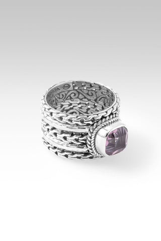 Soul's Journey Ring™ in Pink Cashmere™ Mystic Quartz - Dinner - only found at SARDA™