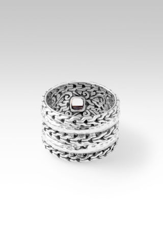 Soul's Journey Ring™ in Pink Cashmere™ Mystic Quartz - Dinner - only found at SARDA™