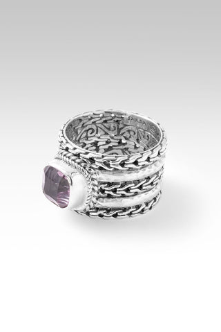 Soul's Journey Ring™ in Pink Cashmere™ Mystic Quartz - Dinner - only found at SARDA™