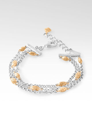 Sow Gentleness Bracelet™ in 18K Gold & Rhodium Over Sterling Silver - Lobster Closure - only found at SARDA™