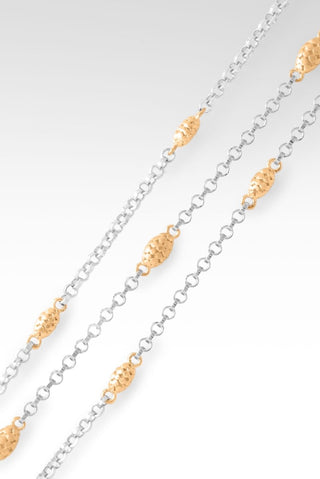 Sow Gentleness Bracelet™ in 18K Gold & Rhodium Over Sterling Silver - Lobster Closure - only found at SARDA™