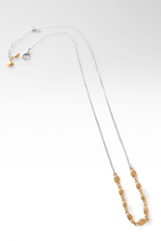 Sow Gentleness Necklace™ in 18K Gold & Rhodium Over Sterling Silver - Lobster Closure - only found at SARDA™