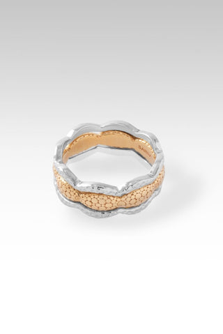 Sow Gentleness Ring Set of 3™ in 18K Gold & Rhodium Over Sterling Silver - Stackable - only found at SARDA™