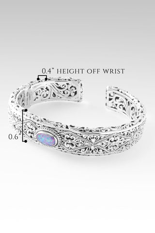 Speak Truth Cuff™ in Multi Lavender Simulated Opal & Quartz Doublet - Cuff - only found at SARDA™