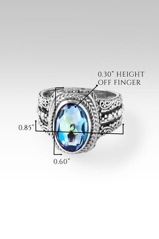 Spirit Guides Ring™ in Perfect Luck™ Mystic Quartz - Dinner - only found at SARDA™