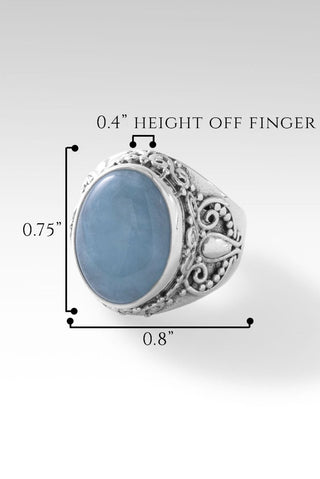 Spirit Within Me Ring™ in Aquamarine - Statement - only found at SARDA™