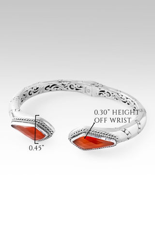 Spiritual Evolution Tip - to - Tip Bracelet™ in Carnelian - Tip - to - Tip - only found at SARDA™