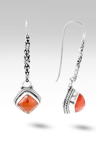 Spiritual Growth Earrings™ in Carnelian - Bali Wire - only found at SARDA™