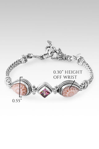 Spiritual Strength Bracelet™ in Pink Mother of Pearl - Multi Stone - only found at SARDA™