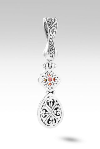 Spiritual Strength Pendant™ in Pink Mother of Pearl - Magnetic Enhancer Bail - only found at SARDA™