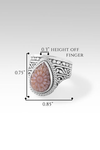 Spiritual Strength Ring™ in Pink Mother of Pearl - Dinner - only found at SARDA™