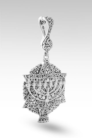 Star of David Pendant II™ in Flat Jawan - Magnetic Enhancer Bail - only found at SARDA™