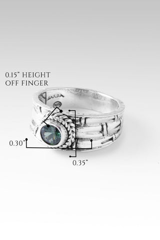 Steadfast and Resilient Ring™ in Australian Teal Green Sapphire - Presale - only found at SARDA™