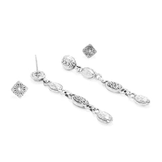 Sterling Silver Chainlink & Hammered Earrings - Last Chance - only found at SARDA™