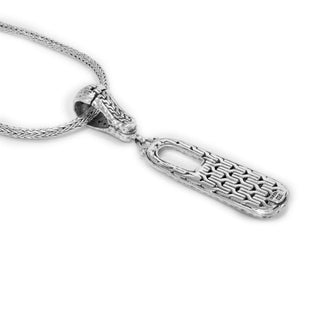 Sterling Silver Chainlink & Hammered You Rescued Me, I Can See Pendant - Last Chance - only found at SARDA™