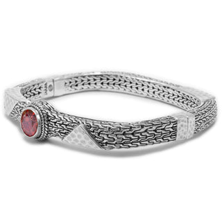 Fear Ends Faith Begins Bangle™ in Red Moissanite - Last Chance - only found at SARDA™