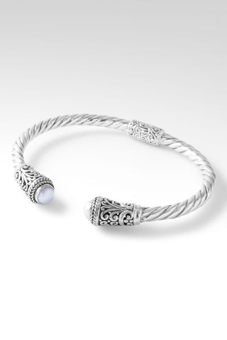 Sterling Silver Filigree Freshwater Pearl Tip - To - Tip Bracelet - only found at SARDA™