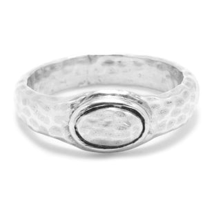 STERLING SILVER HAMMERED & HIGH POLISH RING™ - Last Chance - only found at SARDA™