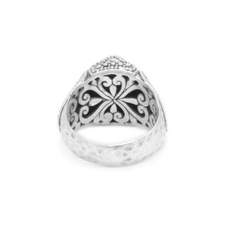 STERLING SILVER HAMMERED & JAWAN BEADS WHATEVER IS RIGHT RING™ - Last Chance - only found at SARDA™