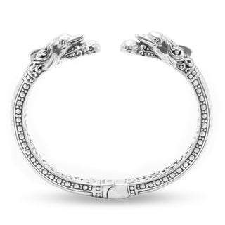 STERLING SILVER TREE OF LIFE & DOLPHIN OVAL TIP-TO-TIP BRACELET WITH RETENTION HINGE™ - Last Chance - only found at SARDA™