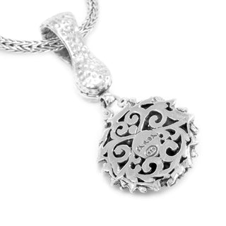 Sterling Silver Tree Of Life Lion Pendant With Magnetic Enhancer Bail™ - Magnetic Enhancer Bail - only found at SARDA™