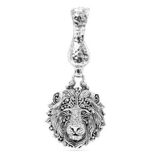 Sterling Silver Tree Of Life Lion Pendant With Magnetic Enhancer Bail™ - Magnetic Enhancer Bail - only found at SARDA™