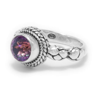 STERLING SILVER WATERMARK PURPLEICIOUS™ MYSTIC QUARTZ SOLITAIRE RING - Last Chance - only found at SARDA™