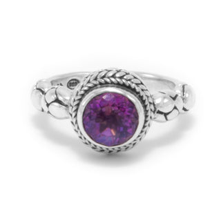 STERLING SILVER WATERMARK PURPLEICIOUS™ MYSTIC QUARTZ SOLITAIRE RING - Last Chance - only found at SARDA™