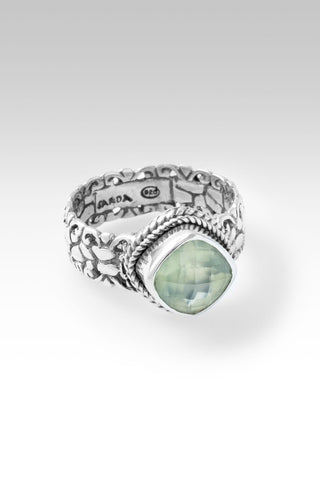 Strength of My Song Ring™ in Prehnite - Dinner - only found at SARDA™