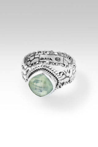 Strength of My Song Ring™ in Prehnite - Dinner - only found at SARDA™