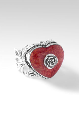 Sweetheart Ring™ in Red Sponge Coral - Statement - only found at SARDA™