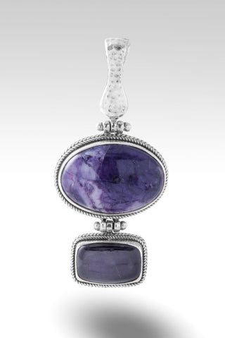 Tender Heart Pendant™ in Tiffany Stone - Magnetic Enhancer Bail - only found at SARDA™