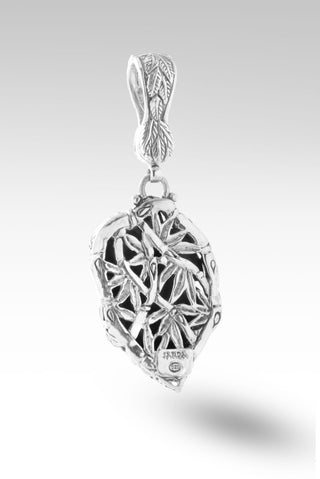 Their Leaves Will Not Wither Pendant™ in Porcelain Jasper - Magnetic Enhancer Bail - only found at SARDA™
