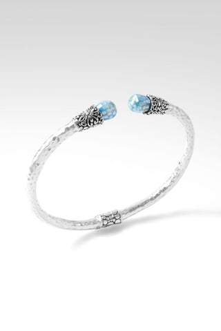 There is Always Light Tip-to-Tip Bracelet™ in Aqua Green Mother of Pearl Mosaic - Tip-to-Tip - only found at SARDA™