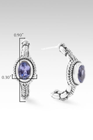 Tranquil Presence Earrings™ in Tanzanite - only found at SARDA™