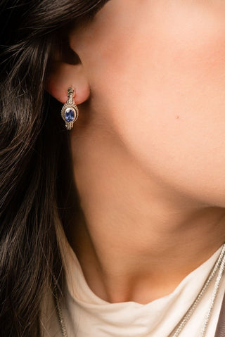 Tranquil Presence Earrings™ in Tanzanite - only found at SARDA™