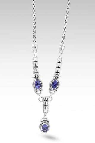 Tranquil Presence Necklace™ in Tanzanite - Chain - only found at SARDA™