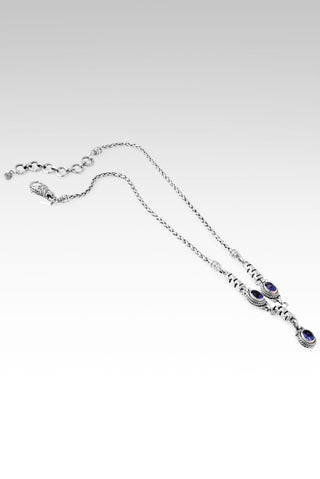 Tranquil Presence Necklace™ in Tanzanite - Chain - only found at SARDA™