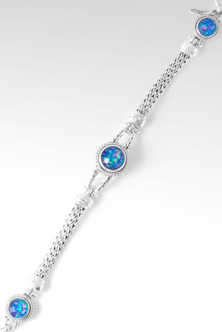 Tranquil Spirit Bracelet™ in Cosmic Skies Simulated Opal & Quartz Doublet - Multi Stone - only found at SARDA™