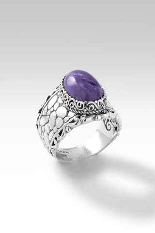 Trust His Love Ring™ in Charoite - Statement - only found at SARDA™