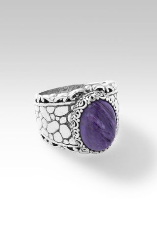 Trust His Love Ring™ in Charoite - Statement - only found at SARDA™