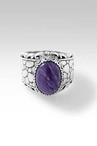 Trust His Love Ring™ in Charoite - Statement - only found at SARDA™