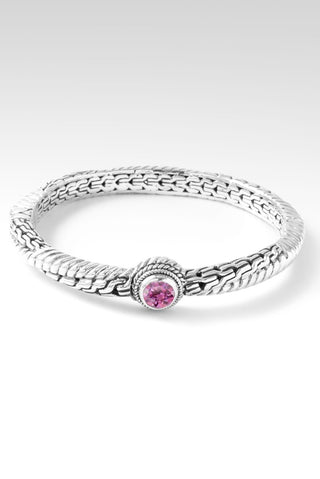 Trust the Journey Bangle II™ in Pink Moissanite - Presale - only found at SARDA™