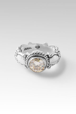 U Keep Hope Alive Ring II™ in Sunkissed Mystic Moissanite - Dinner - only found at SARDA™