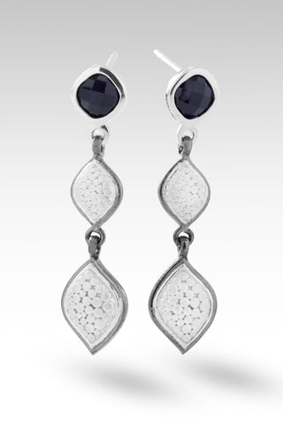 U R Valued Earrings™ in Black Rhodium - Stud Dangle - only found at SARDA™